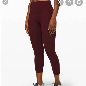 Like new! Lululemon All The Right Places Crop II 6